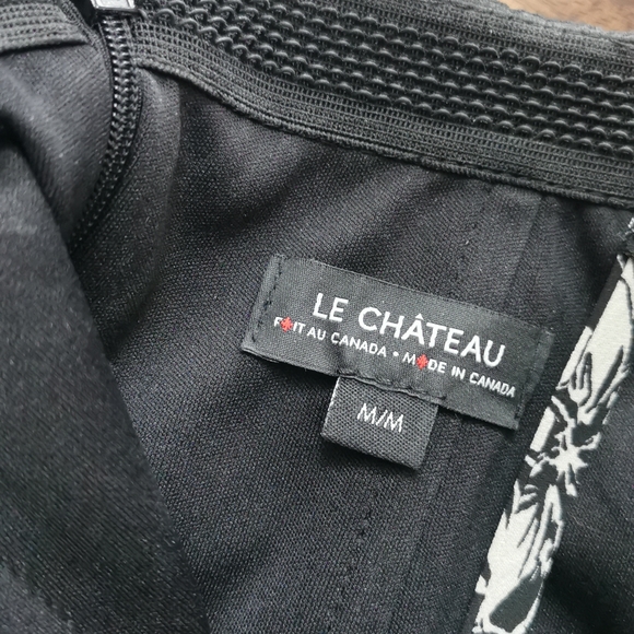 Black cocktail dress. Le Chateau, size M. - Picture 5 of 5